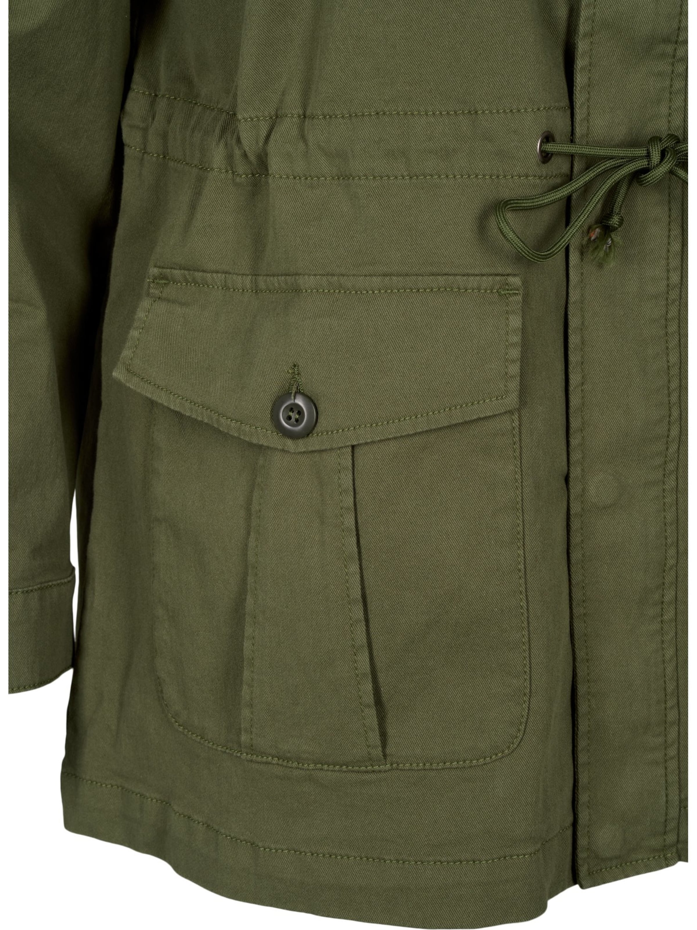 Parka de primăvară-toamnă 'Jsea' de la Zizzi pe verde