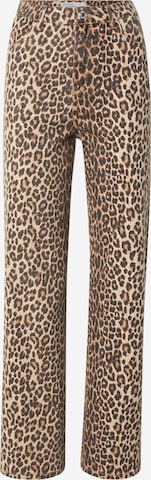 VERO MODA Wide leg Jeans 'VMTessa' in Bruin: voorkant