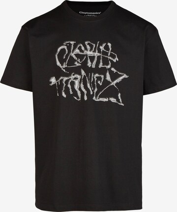 Cleptomanicx Shirt in Black: front