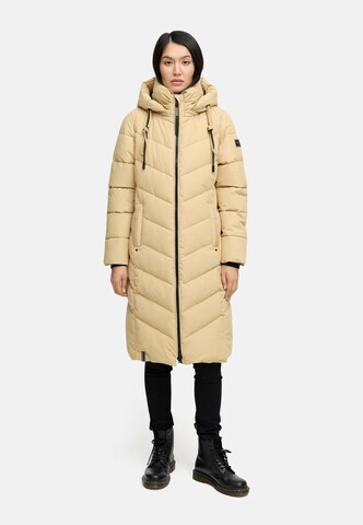 Manteau d’hiver 'Sahnekatzii XIV' NAVAHOO en beige : devant