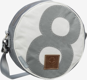 360 Grad Crossbody Bag ' Genua ' in White: front