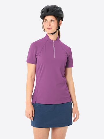 VAUDE Performance Shirt 'W Adlux HZ' in Purple