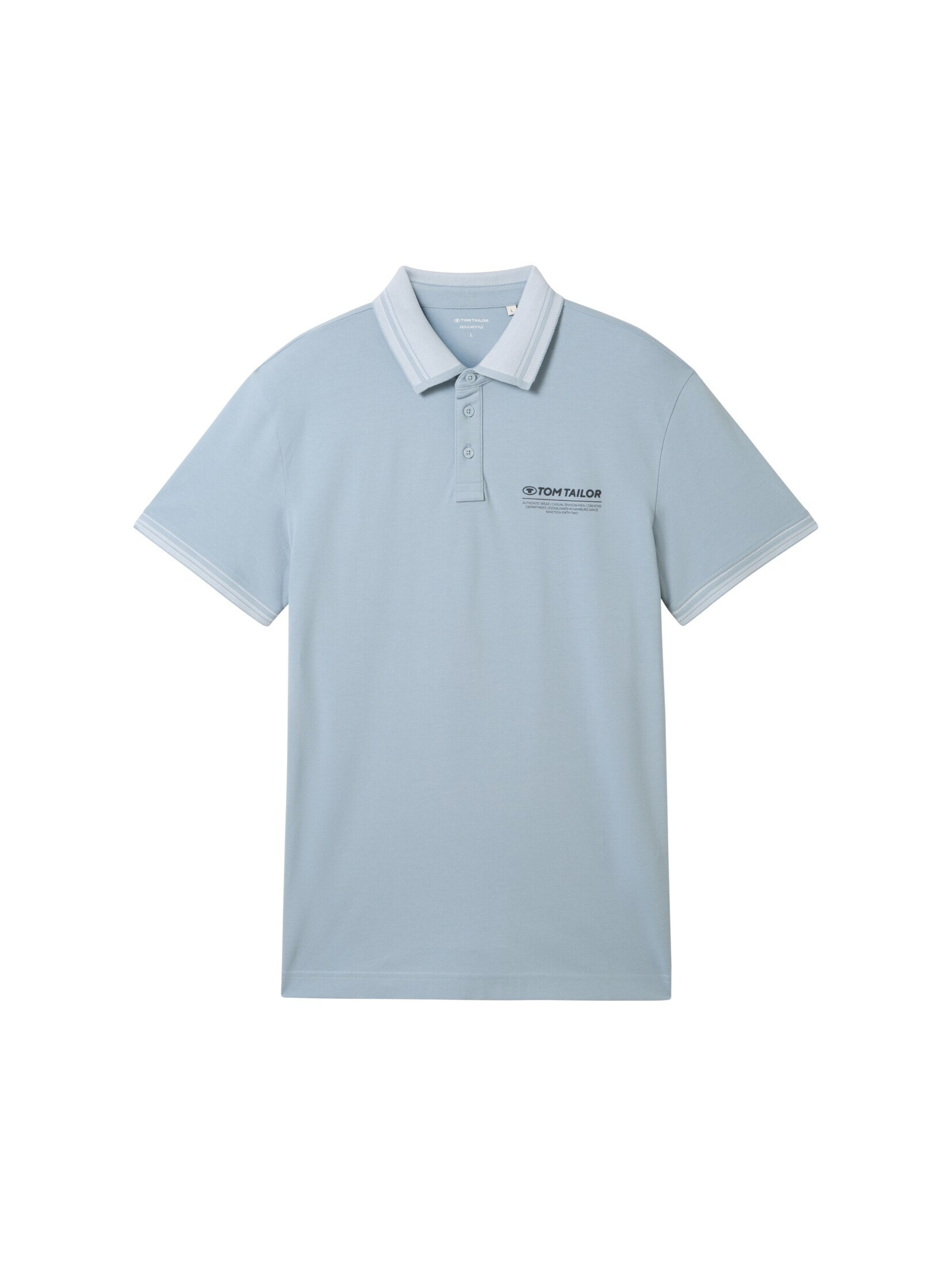 T-Shirt TOM TAILOR en bleu : devant