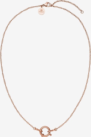 PURELEI Ketting 'Lokahi Charm' in Goud: voorkant