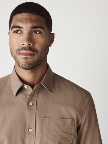 pelēks Next Slim fit Krekls