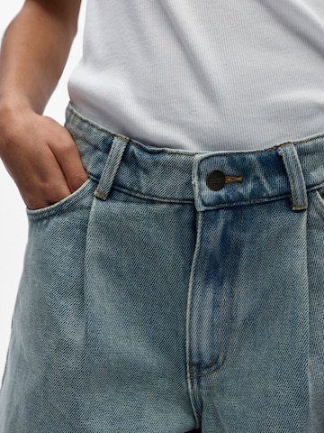 OBJECT Loosefit Jeans 'OBJNelly' in Blauw