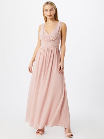 VILA Abendkleid 'Milina' in Pink: predná strana