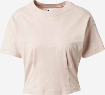 Champion Reverse Weave T-Shirt in Braun: predná strana