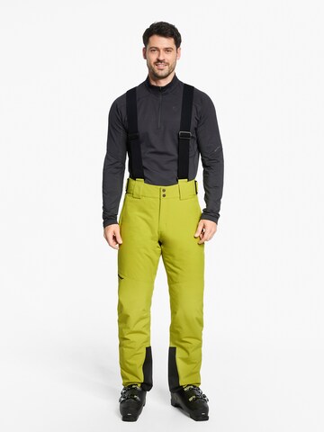 ZIENER Regular Workout Pants 'TAZLIN-Z' in Green: front