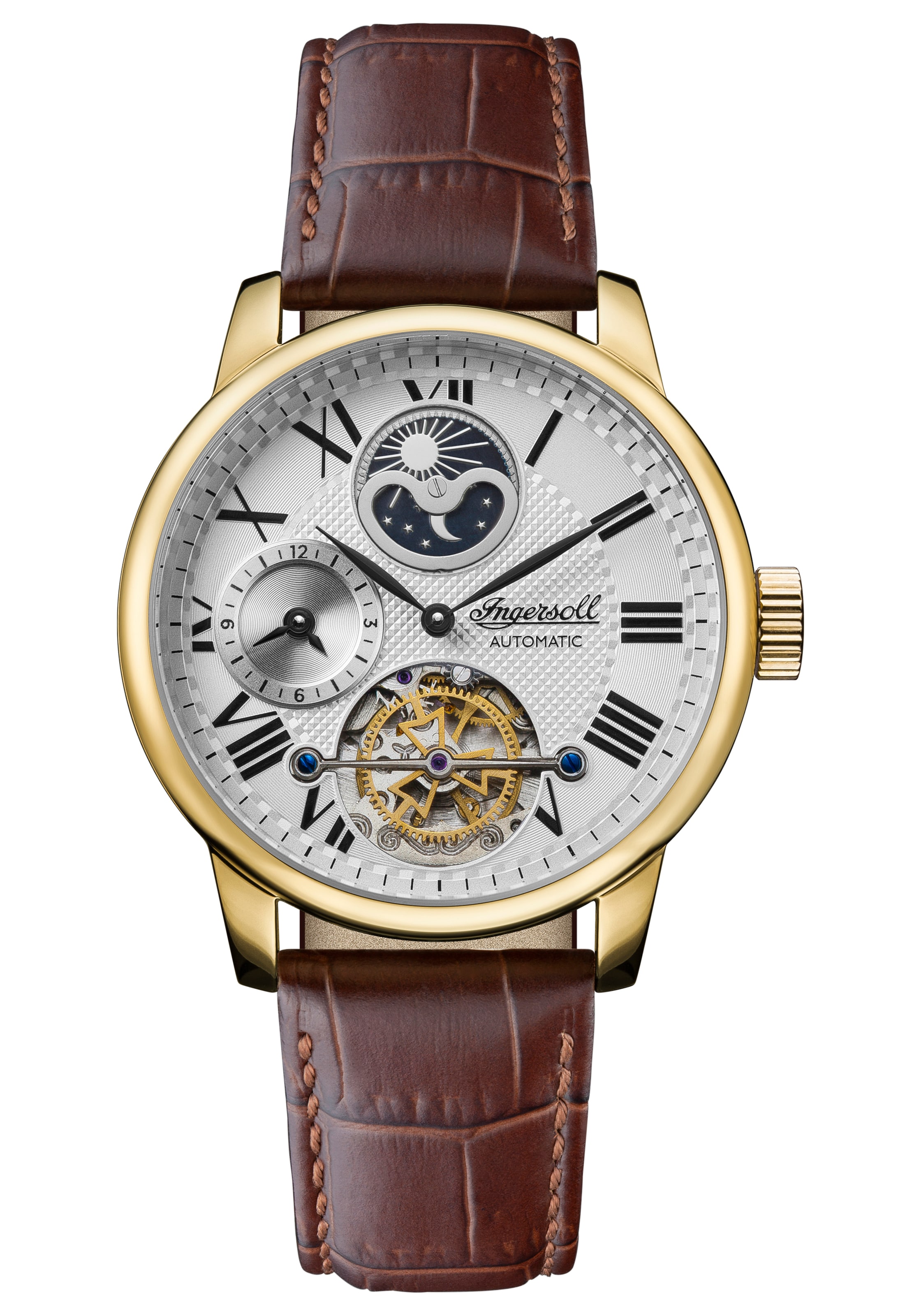 Montre à affichage analogique 'The Jazz' INGERSOLL en marron : devant