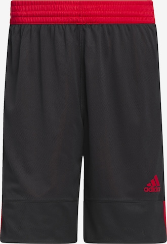 ADIDAS SPORTSWEAR Loose fit Workout Pants '3G Speed' in Black: front