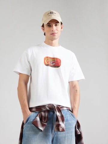 Carhartt WIP - Camiseta 'Sardinas' en blanco: frente