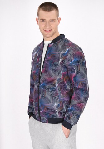 Mo ATHLSR Tussenjas in Blauw: voorkant