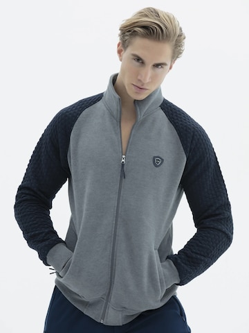 Veste de survêtement 'LEBO' SCR. en gris