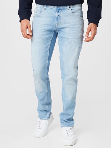 GARCIA Slimfit Jeans i blå: framsida