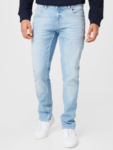 GARCIA Slimfit Jeans in Blauw: voorkant