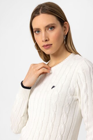 DENIM CULTURE Sweater 'KENDALL' in White