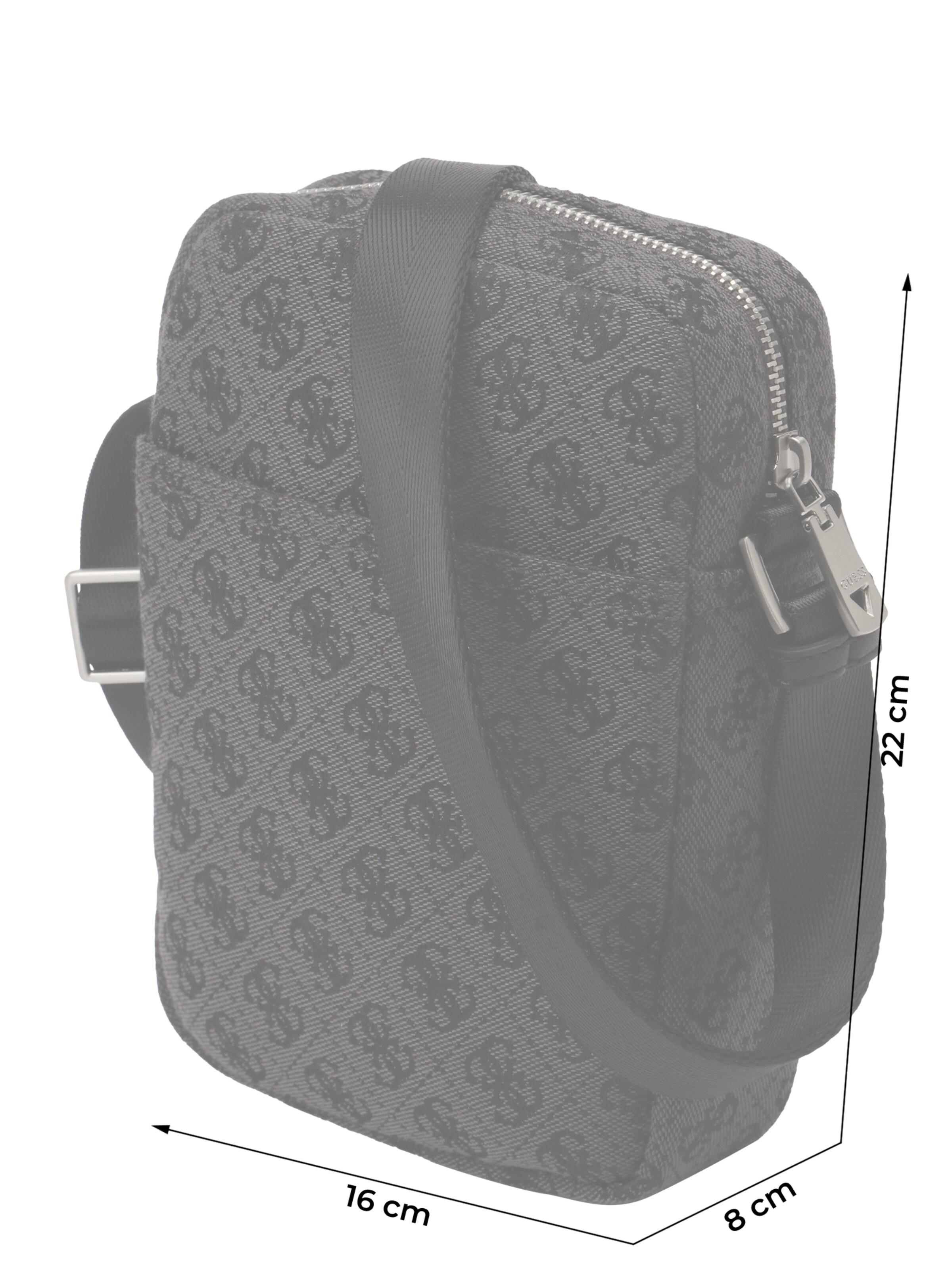 GUESS Чанта за през рамо тип преметка 'Milano' в черно