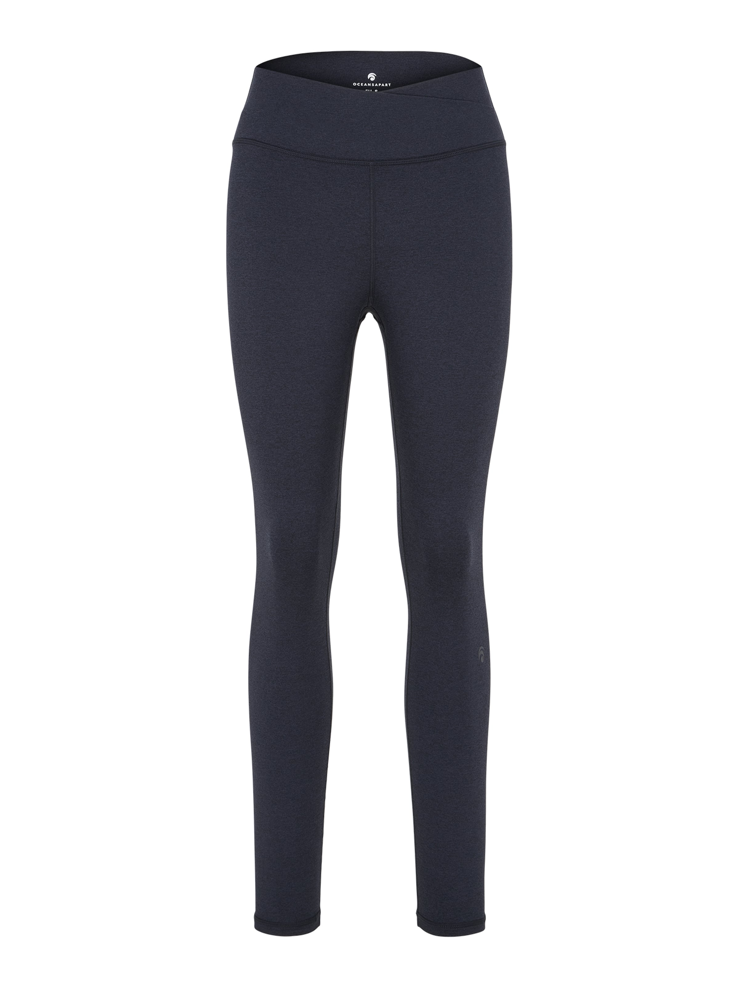 OCEANSAPART Skinny Sportovní kalhoty 'Dahlia' – černá: přední strana