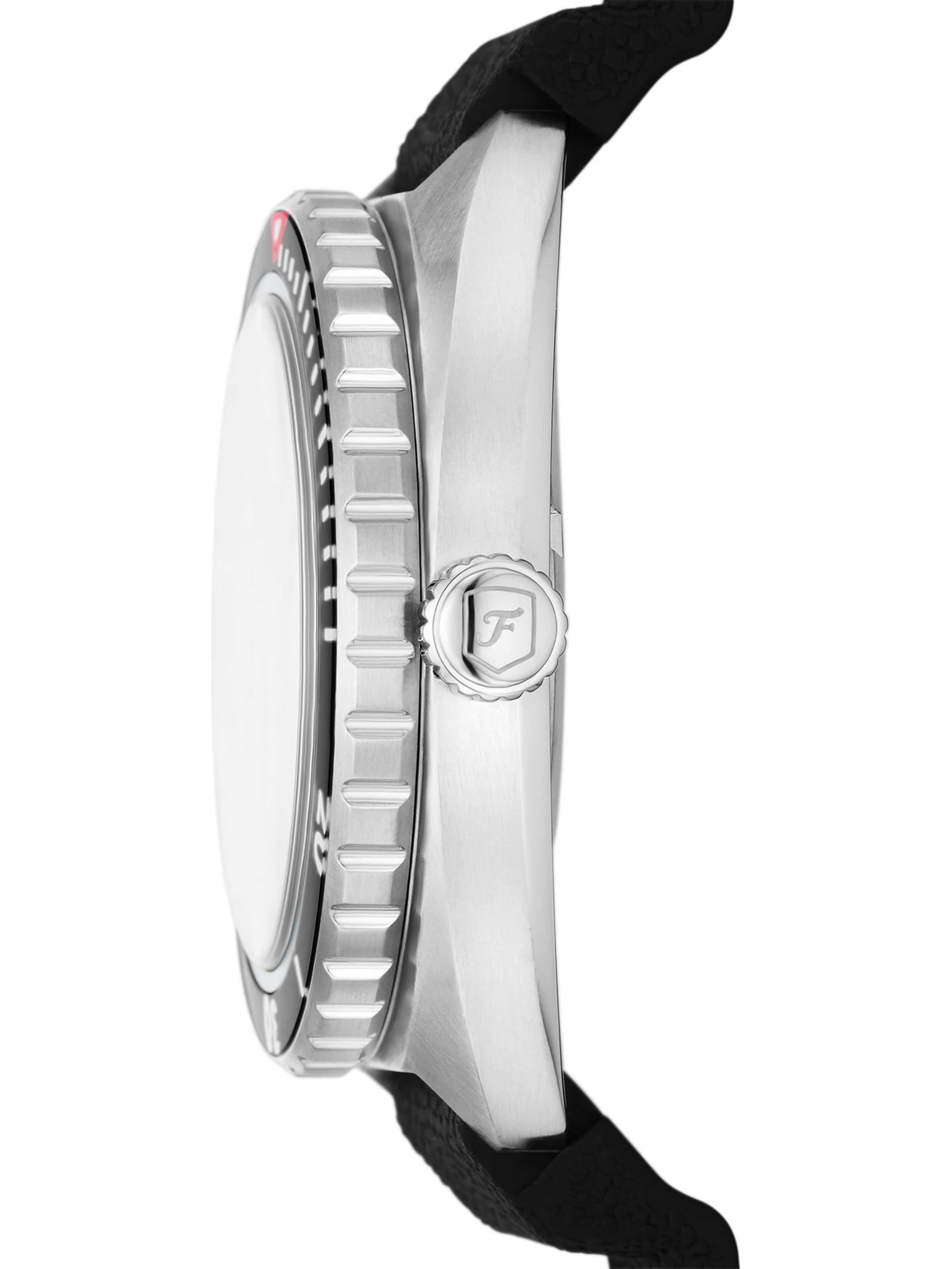 FOSSIL Analogt ur 'Breaker' i sølv