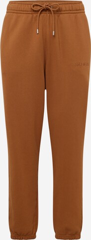 Effilé Pantalon 'AIR' Jordan en marron : devant