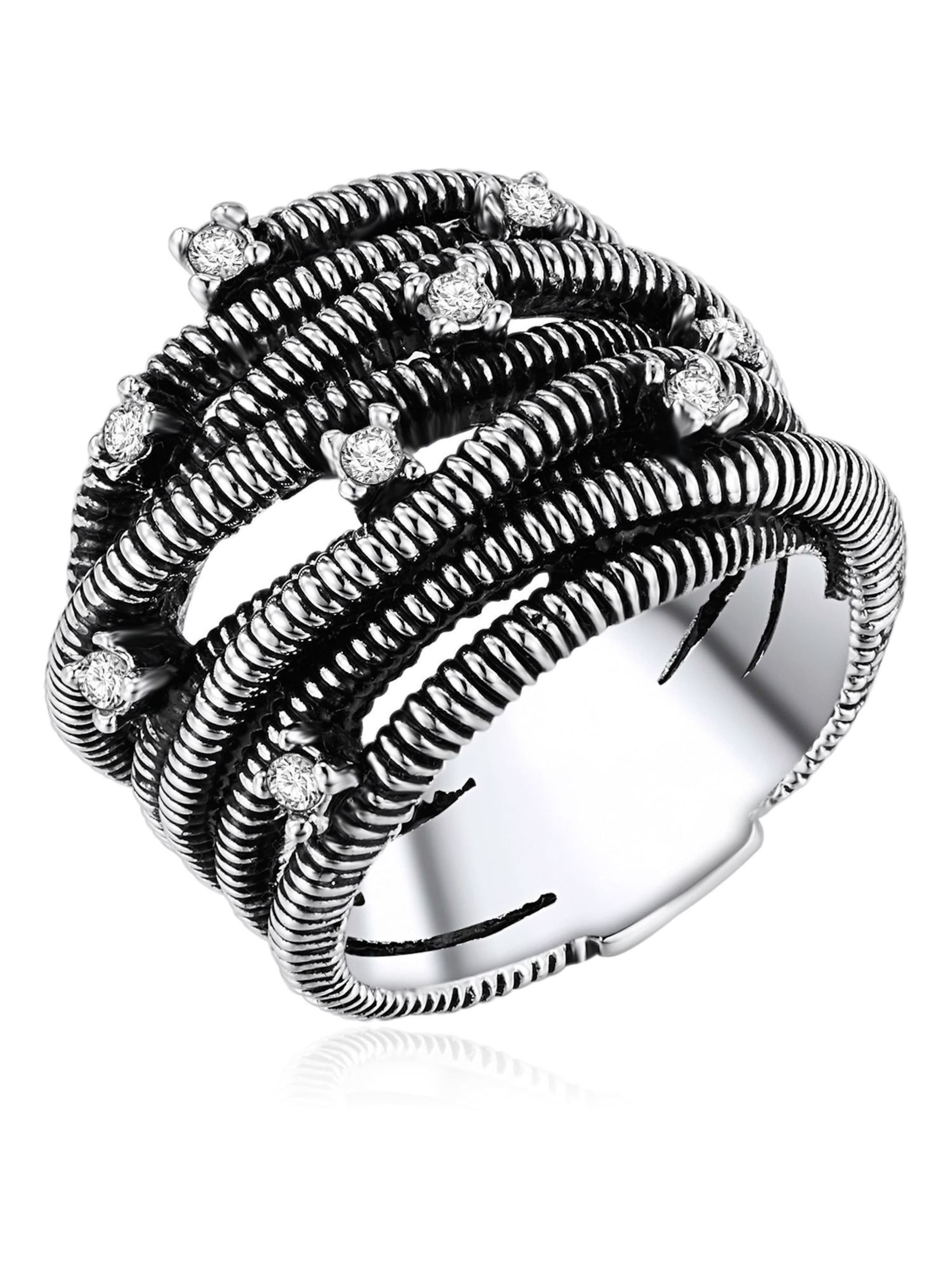 Lulu & Jane Ring in Silver: front