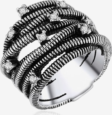 Lulu & Jane Ring in Silber: Vorderseite