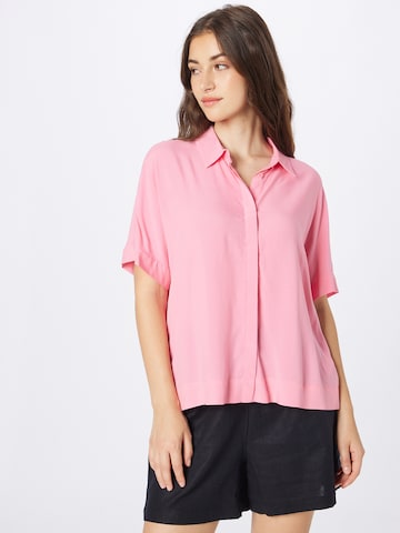 Soft Rebels Blouse 'Freedom' in Roze: voorkant