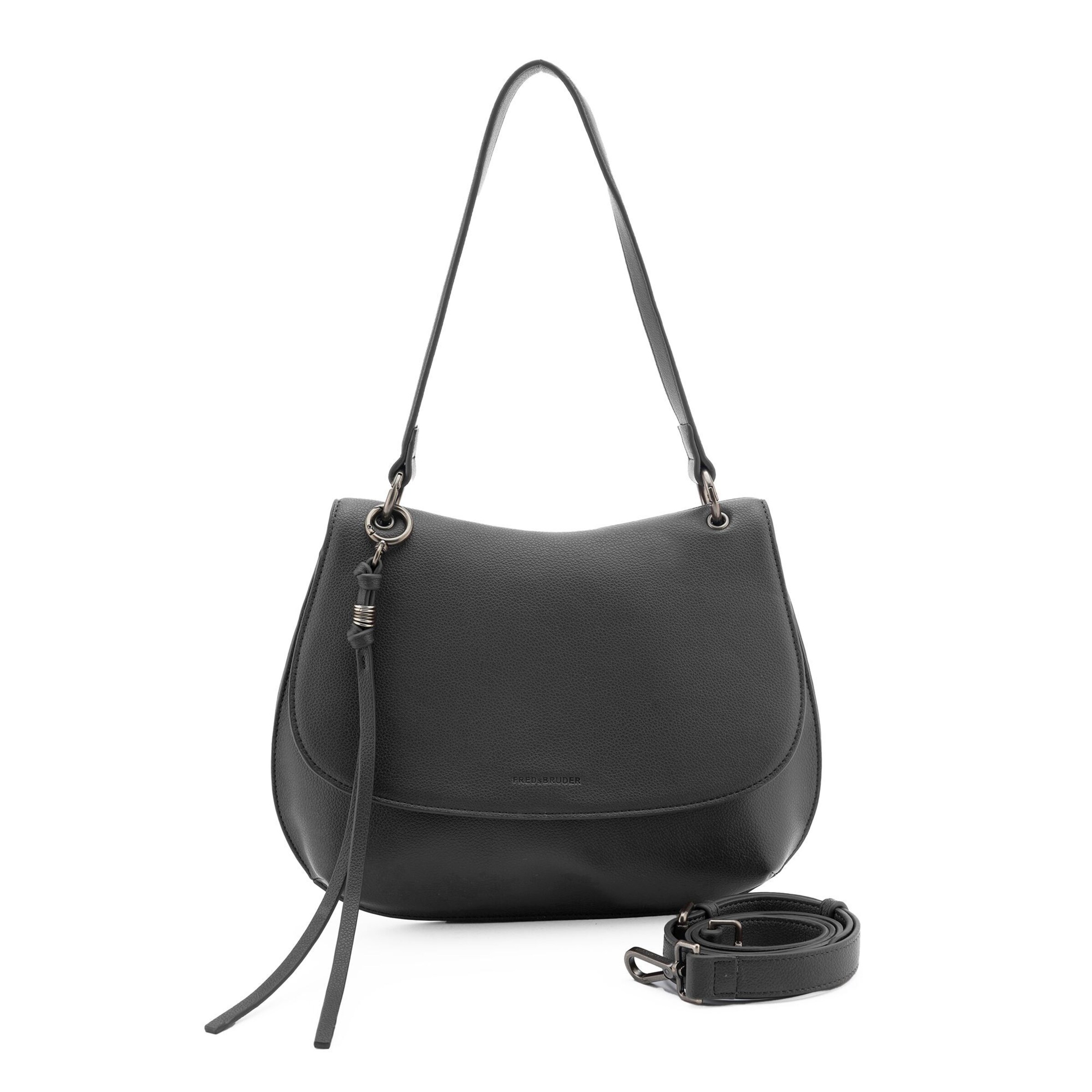 FREDsBRUDER Schultertasche 'My Bestie' in Grau: Vorderseite