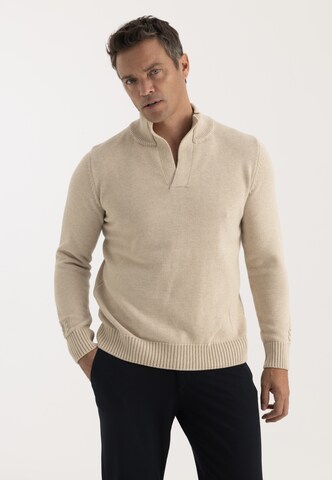 Felix Hardy Neulepaita värissä beige: etupuoli