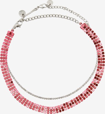 Pull&Bear Necklace in Pink: front