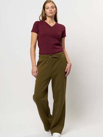 U.S. POLO ASSN. Regular Broek 'Kaisa' in Groen