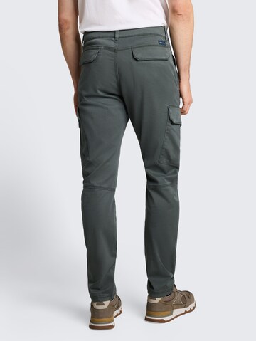 TOM TAILOR - Tapered Calças cargo 'Tyler' em verde
