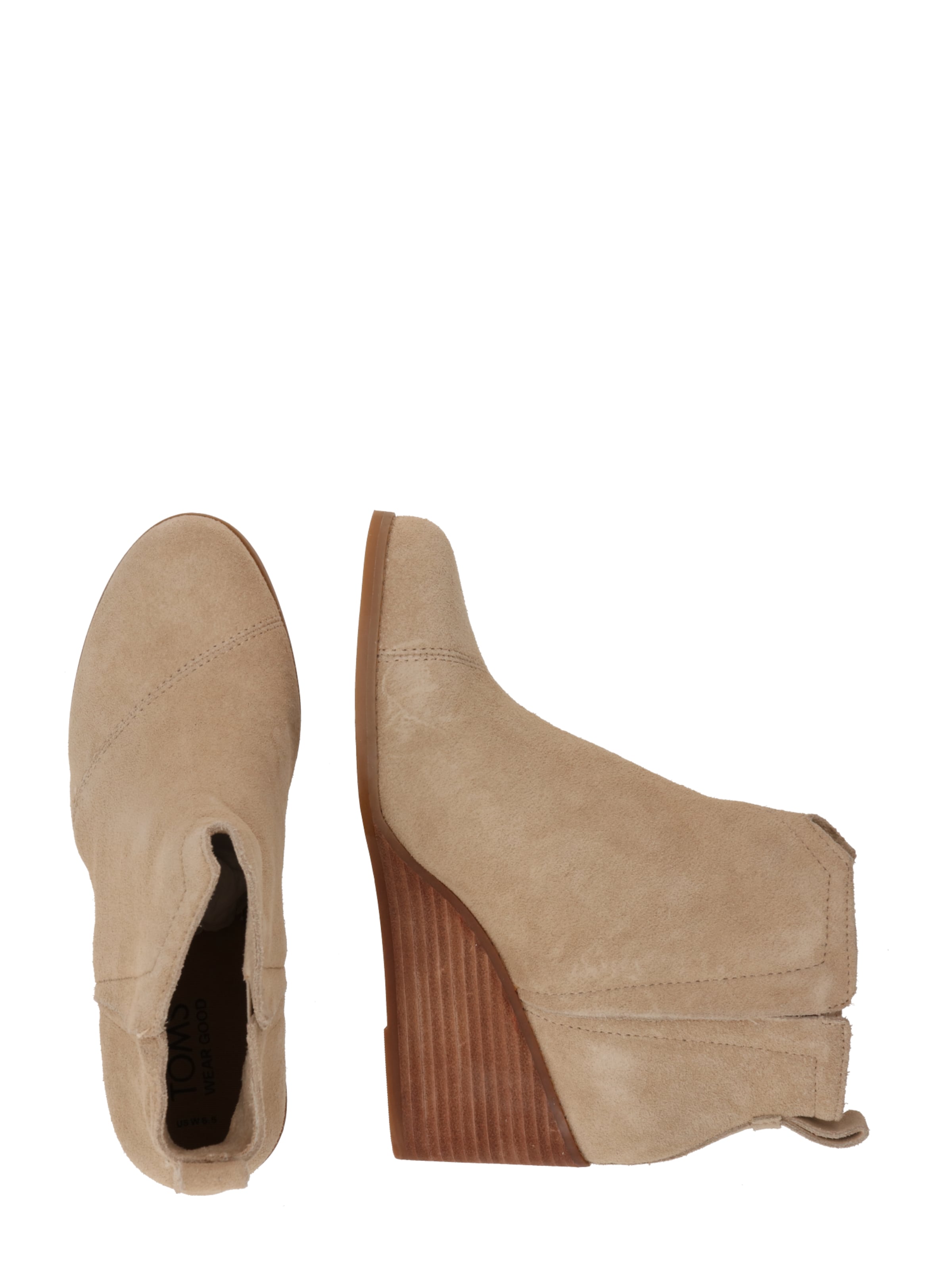 TOMS Stiefelette 'CLARE' in Braun