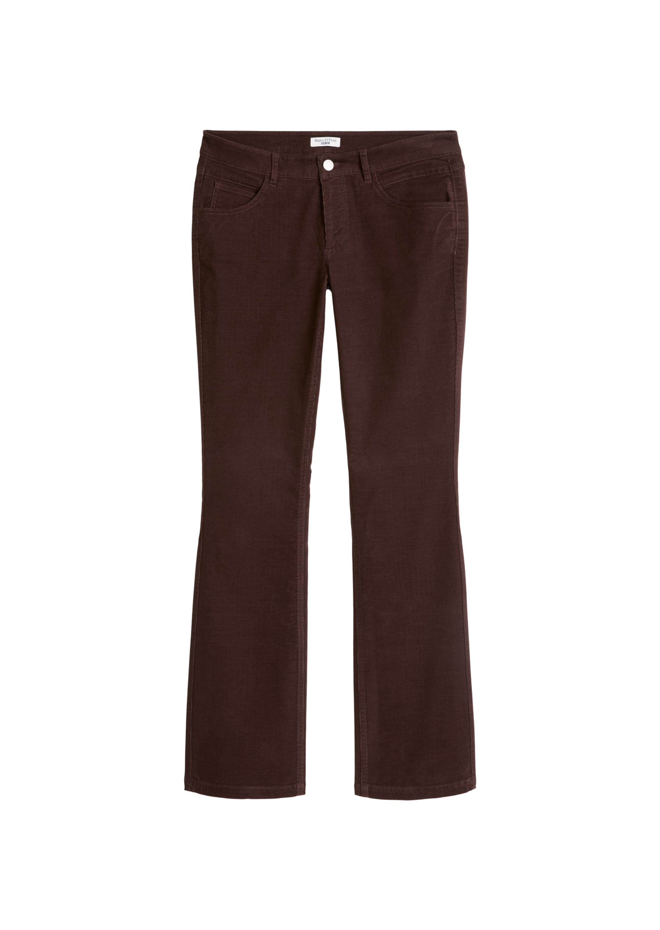 Marc O'Polo DENIM Bootcut Broek ' Nella ' in Bruin: voorkant