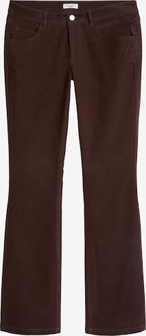 Marc O'Polo DENIM Bootcut Broek ' Nella ' in Bruin: voorkant