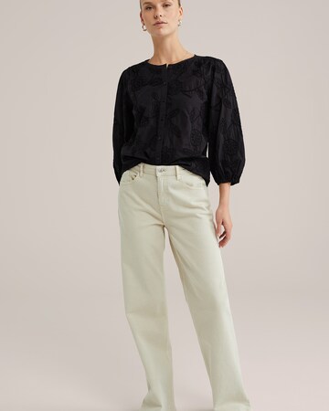 WE Fashion Bluse in Schwarz