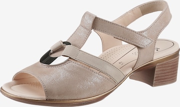 ARA Sandals in Beige: front