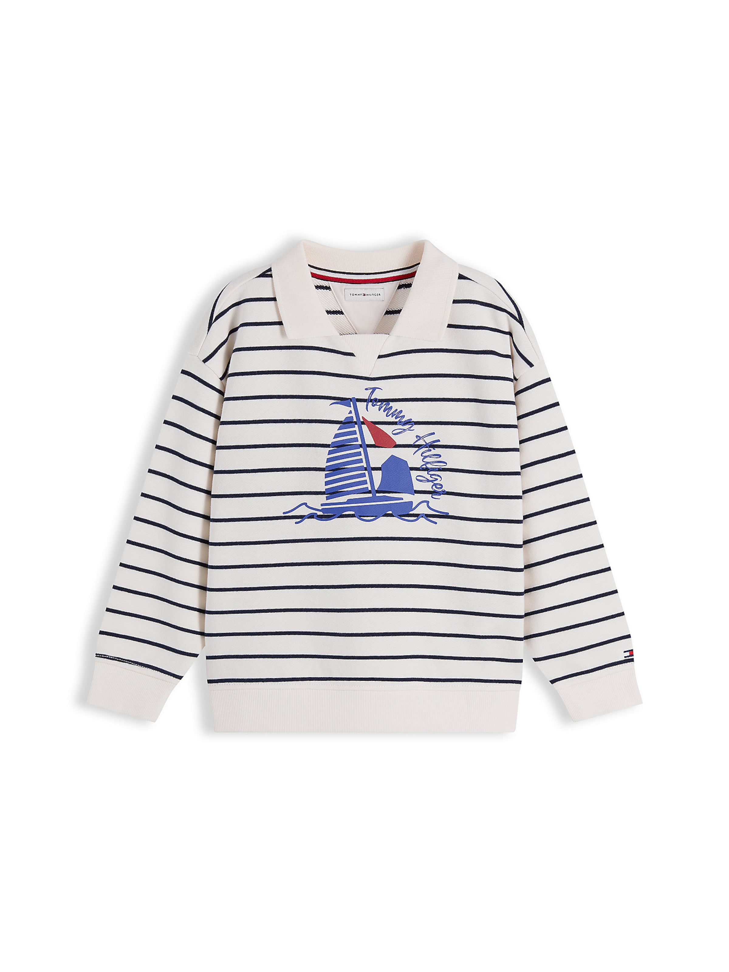 Pull-over TOMMY HILFIGER en blanc : devant