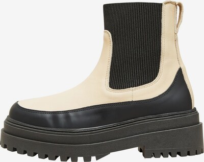 SELECTED FEMME Chelsea Boots 'Fasta' in beige / schwarz, Produktansicht