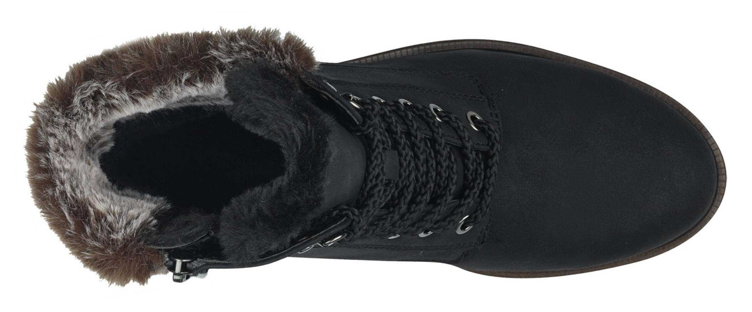 Tamaris Schnürstiefelette in Schwarz