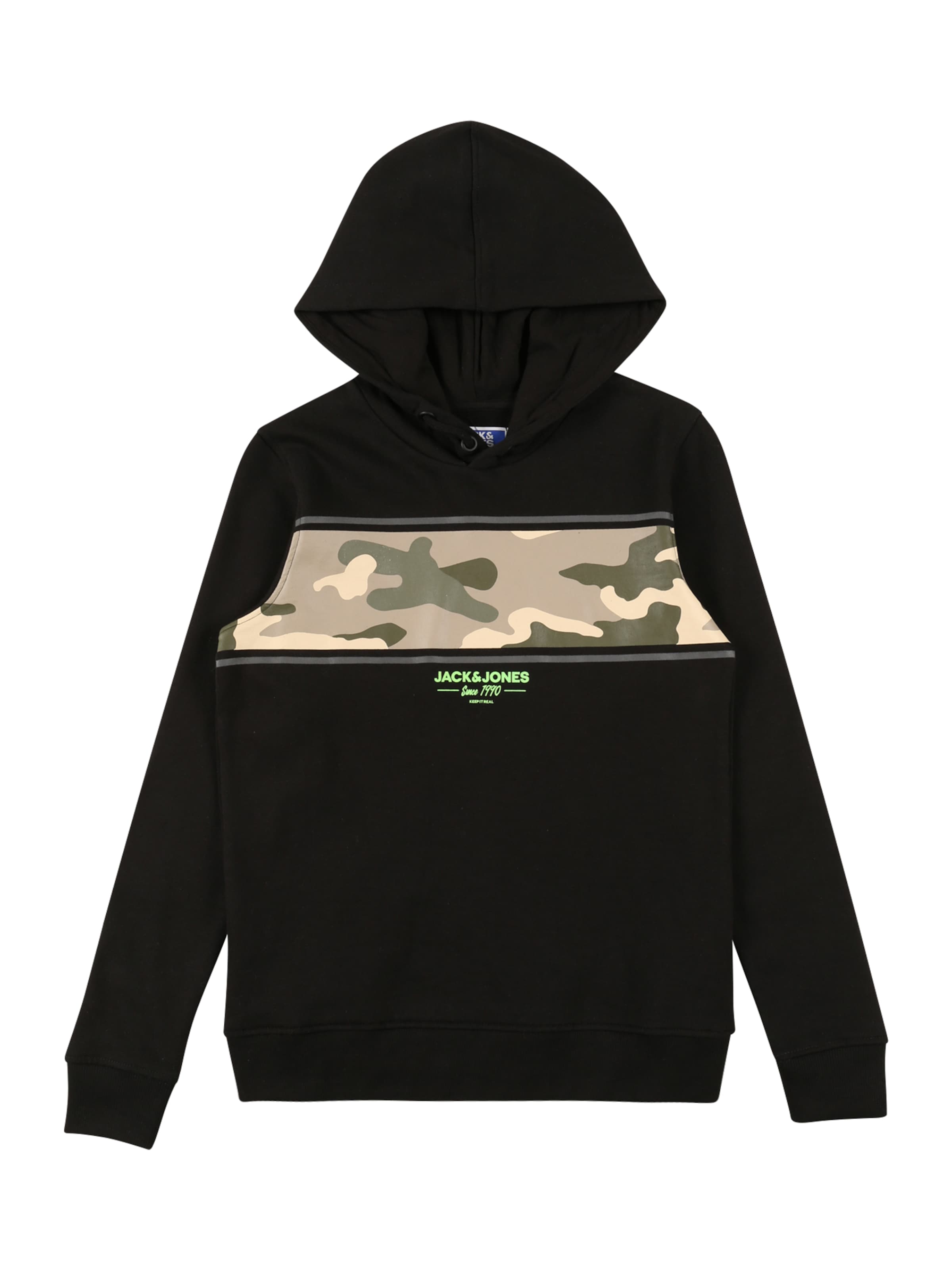 Kinder Teens (Gr. 140-176) Jack & Jones Junior Sweatshirt 'Soldier' in Schwarz - ZZ74246 Kinder Teens (Gr. 140-176) Jack & Jones Junior Sweatshirt 'Soldier' in Schwarz - ZZ74246