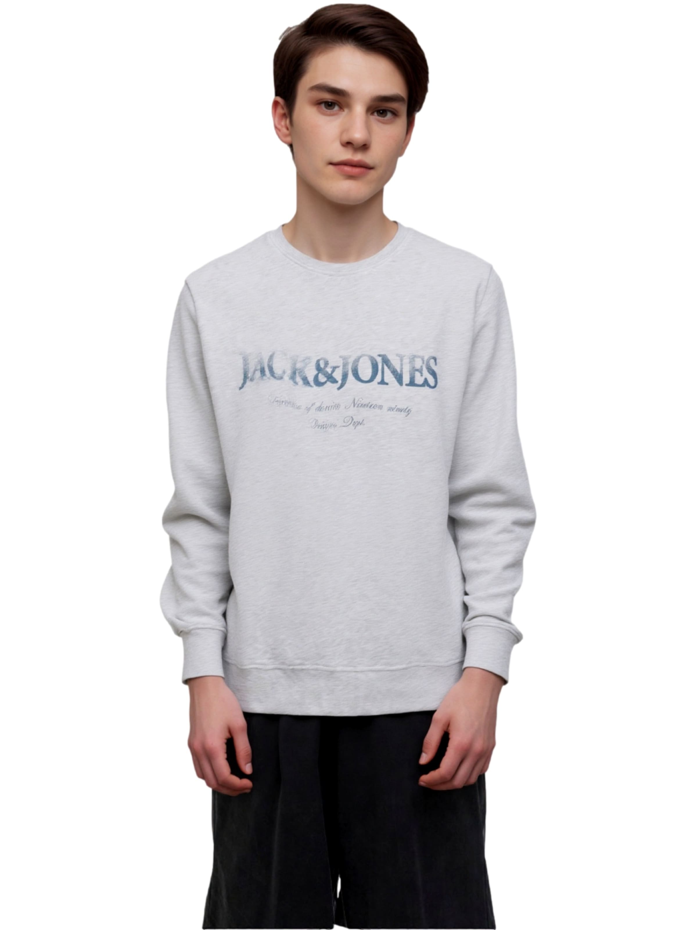 Jack & Jones Junior Свитшот 'Devin Daytona' в Белый: спереди