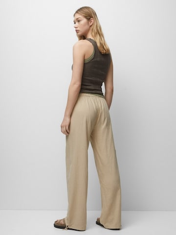 Loosefit Pantaloni de la Pull&Bear pe bej