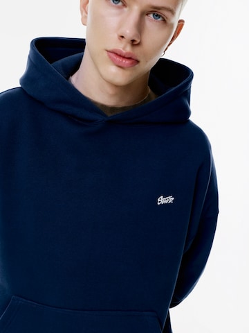 Pull&Bear Majica 'STWD' | modra barva