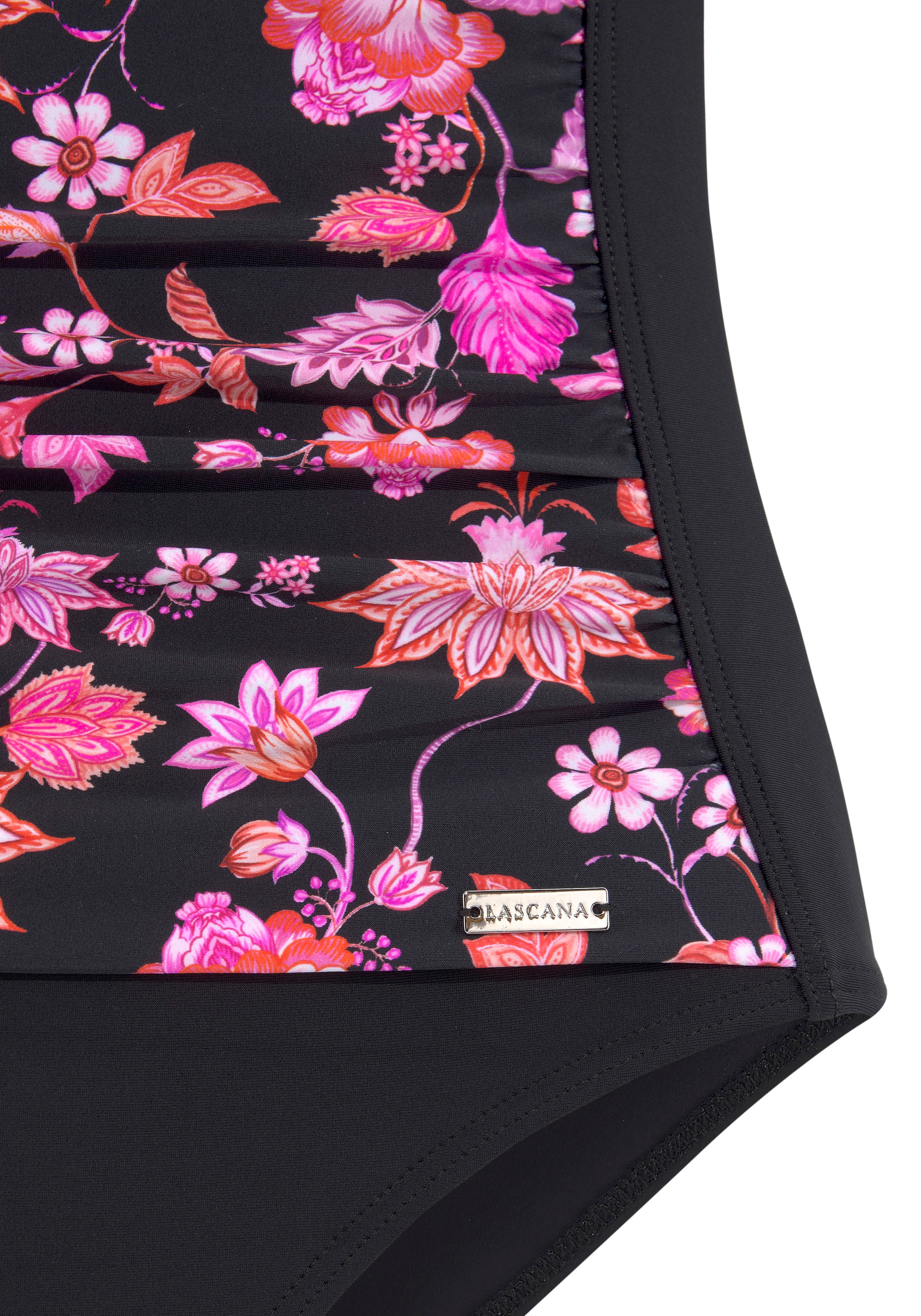 LASCANA Badeanzug in Schwarz