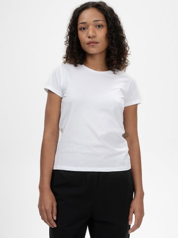 T-shirt MELA en blanc : devant