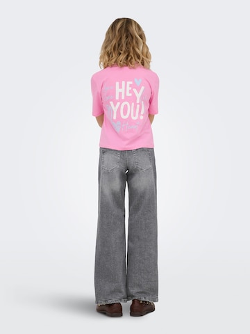 ONLY GIRLS - Camiseta 'KOGREXI' en rosa: frente