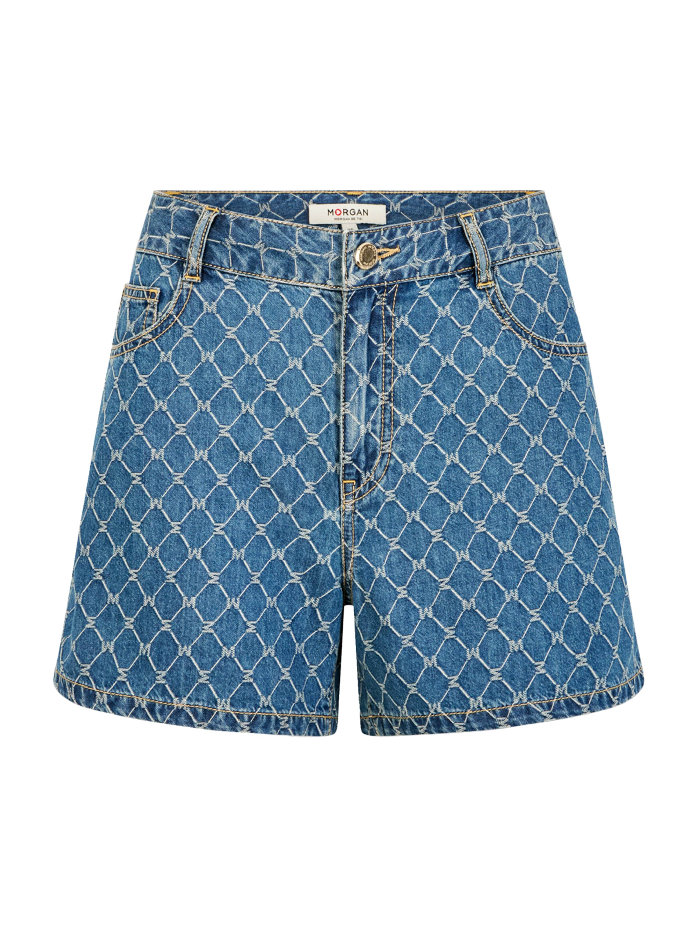 Morgan - Slimfit Calças de ganga '252-SHEL' em azul: frente