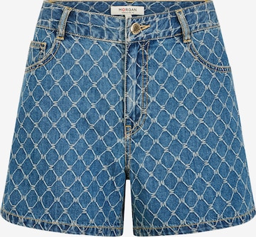 MorganSlimfit Traperice '252-SHEL' - plava boja: prednji dio